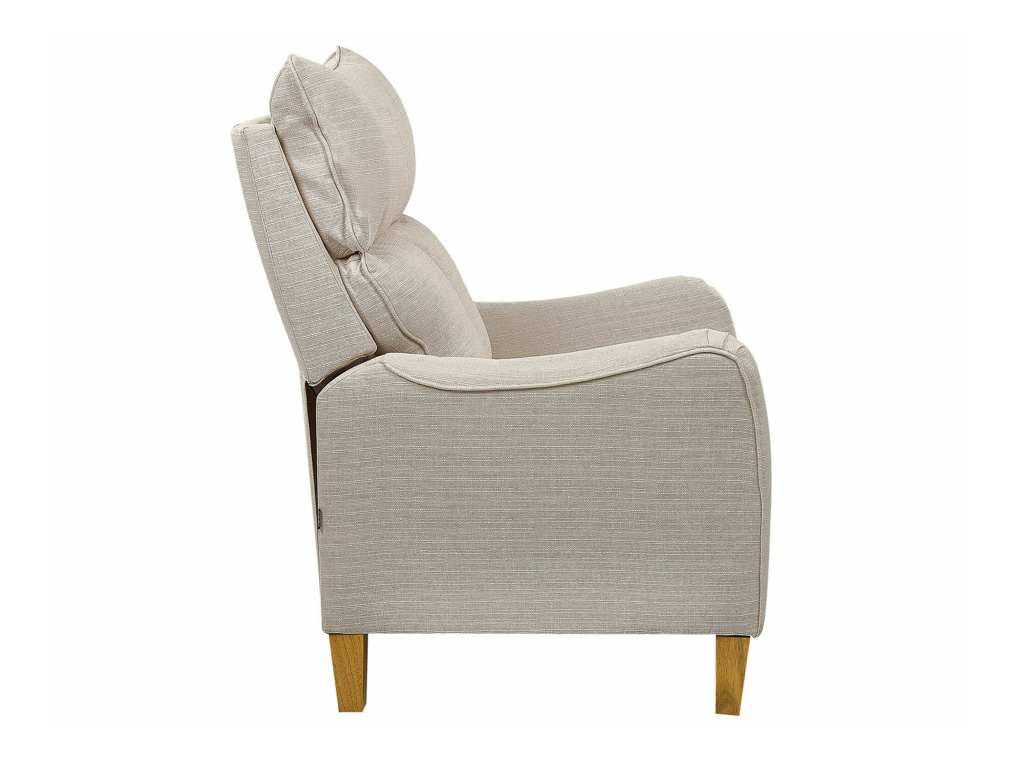 Krēsls reglainer Berwyn 1329 (Bēšs + Gaišs koks)