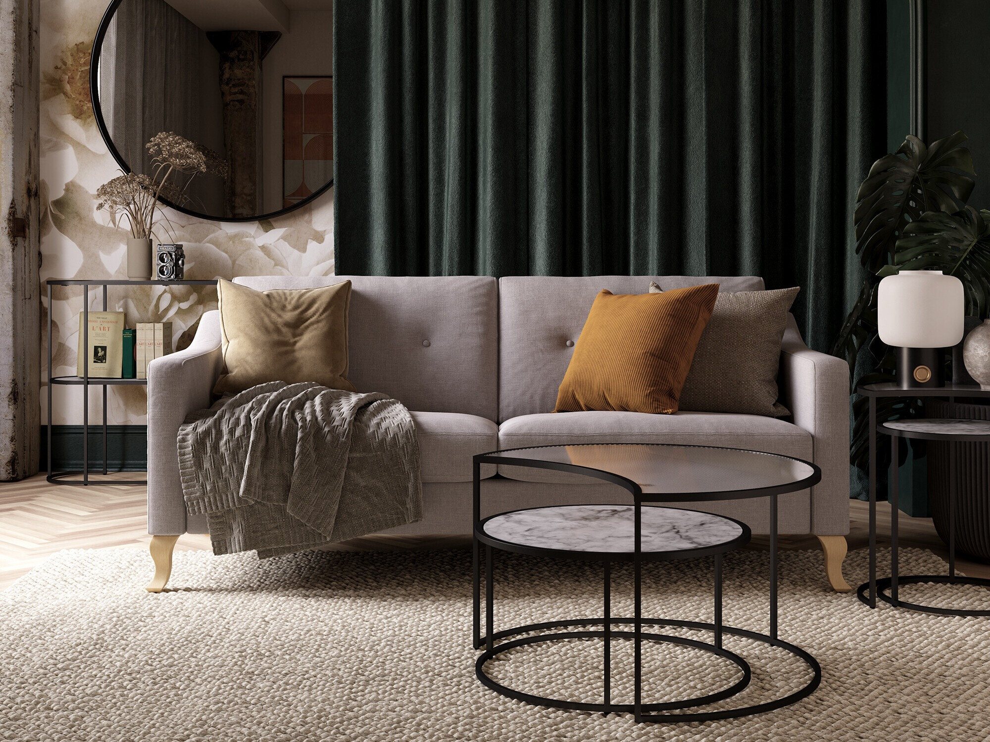 Žurnālu galdiņu komplekts Tulsa 628