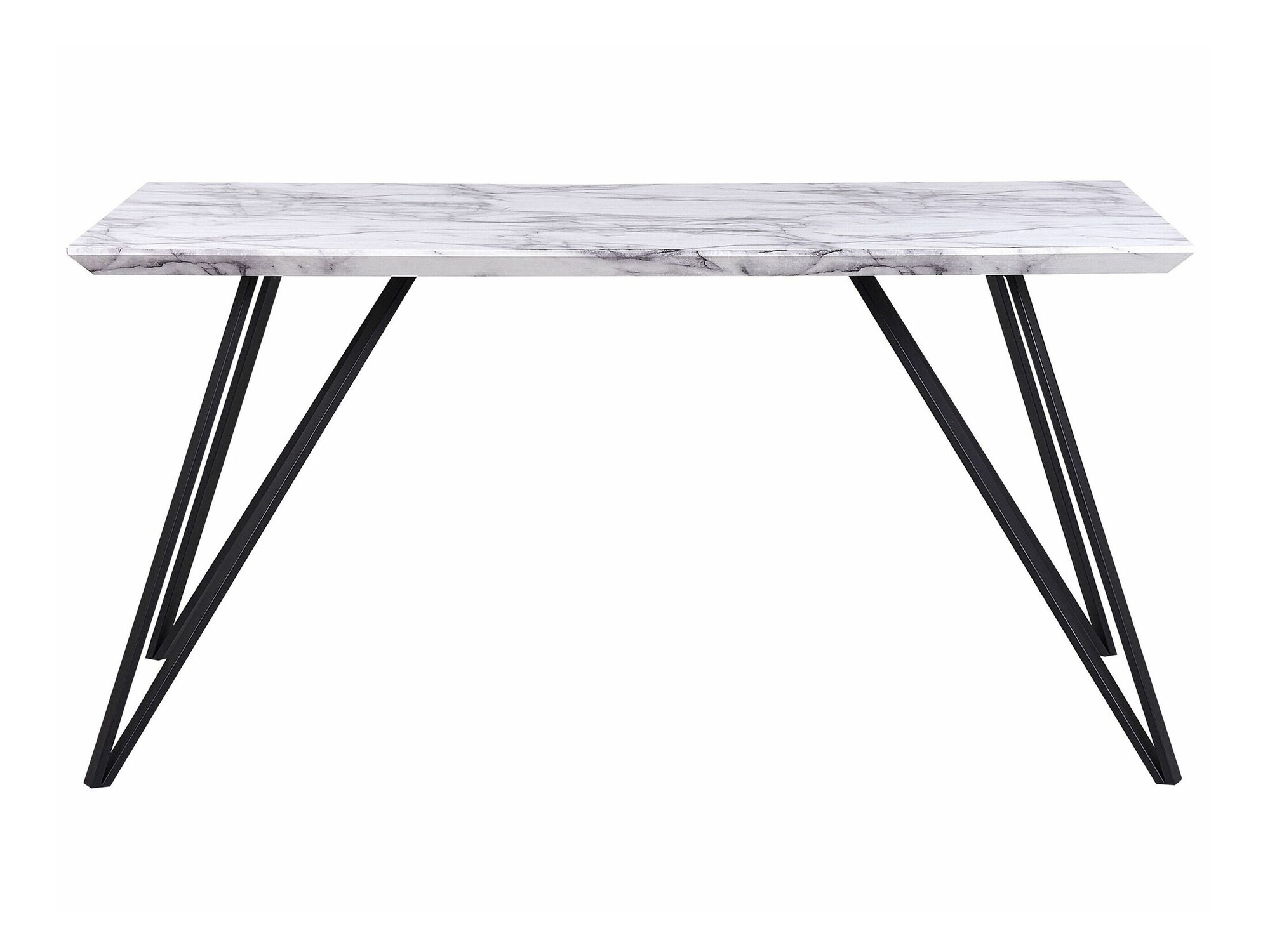 Cтол Berwyn 1370 (Чёрный + Белый мрамор)