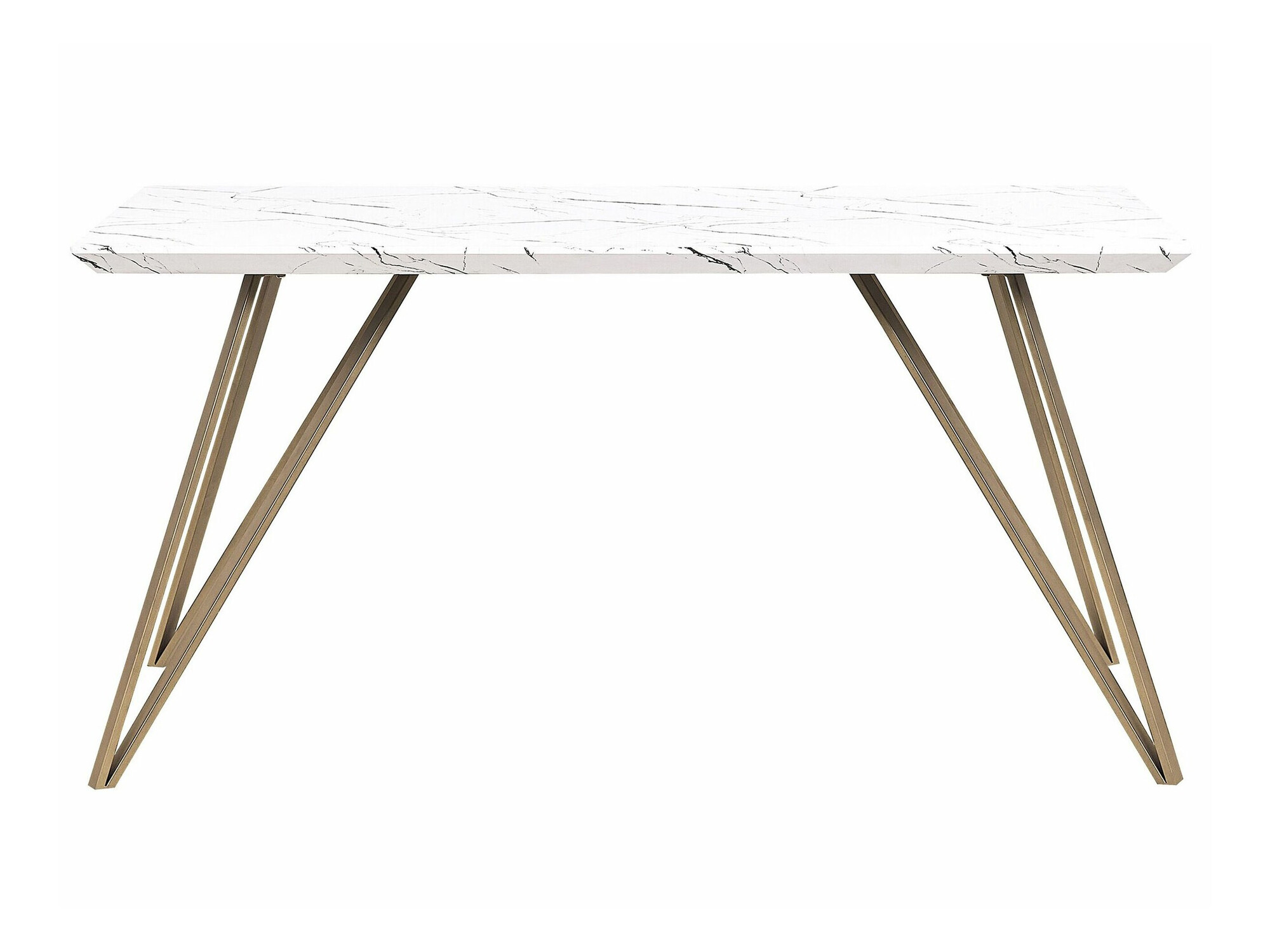 Cтол Berwyn 1370 (Золотой + Белый мрамор)
