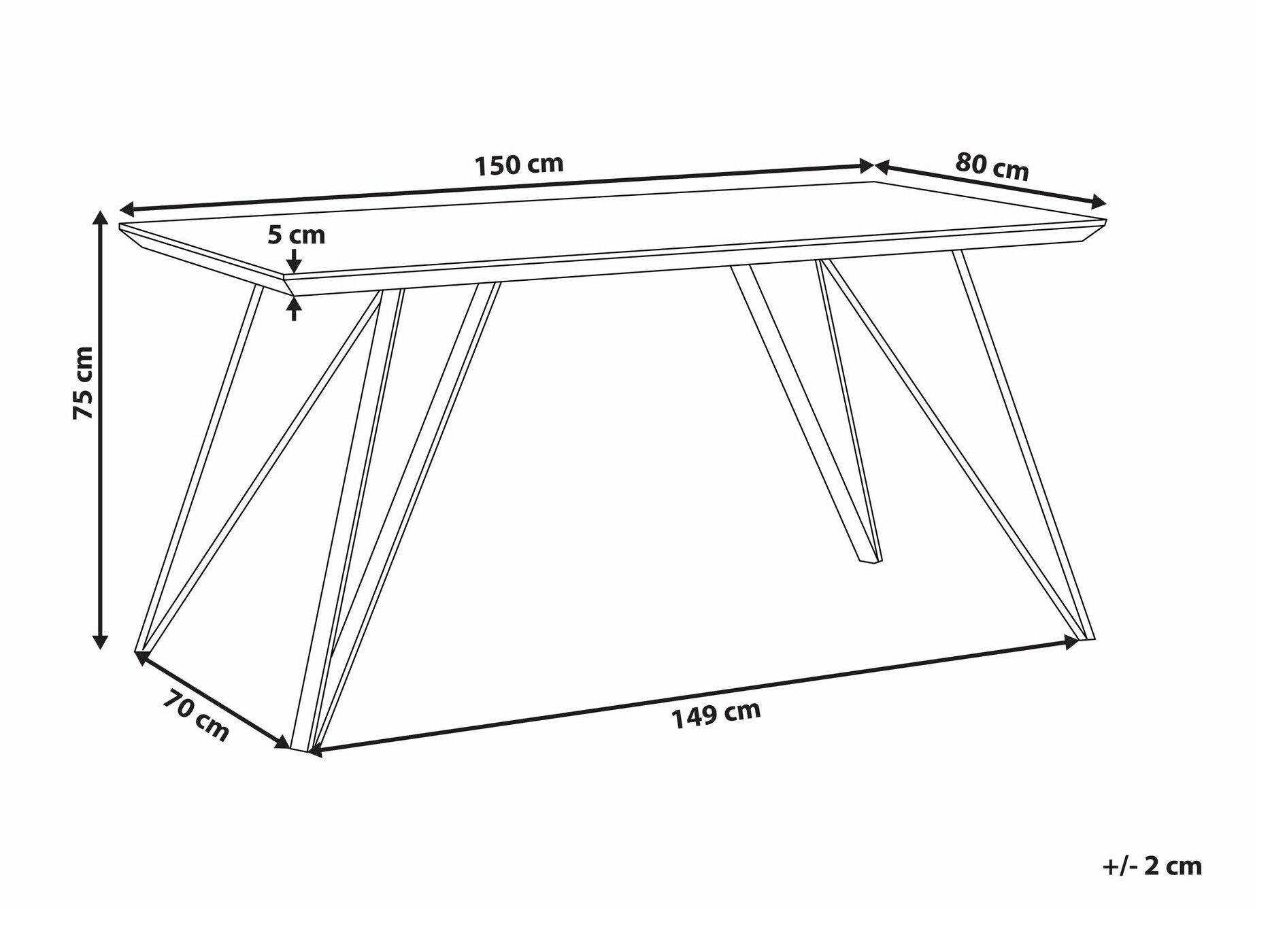 Cтол Berwyn 1370 (Золотой + Белый мрамор)