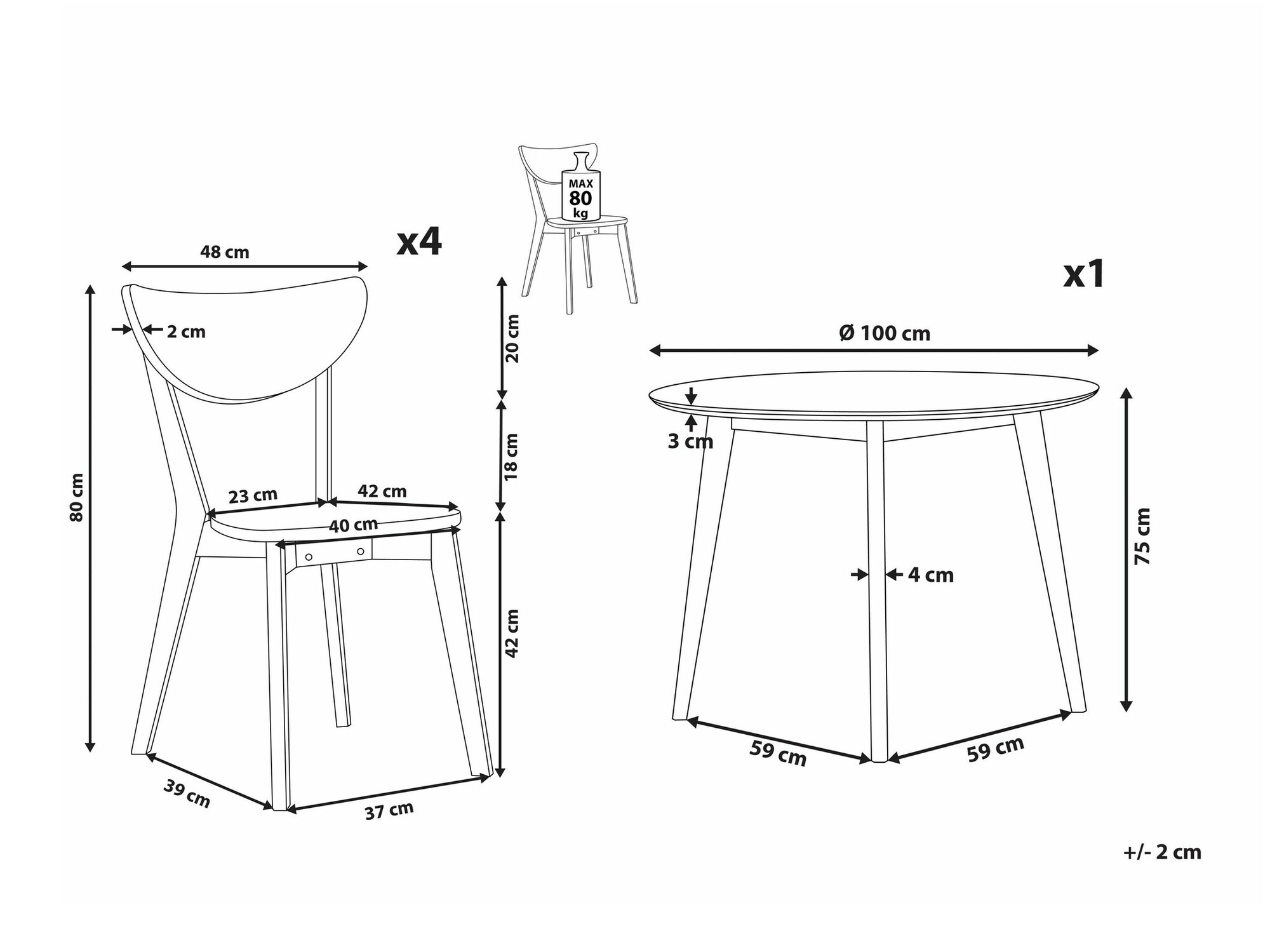 Обеденный гарнитур Berwyn 1385