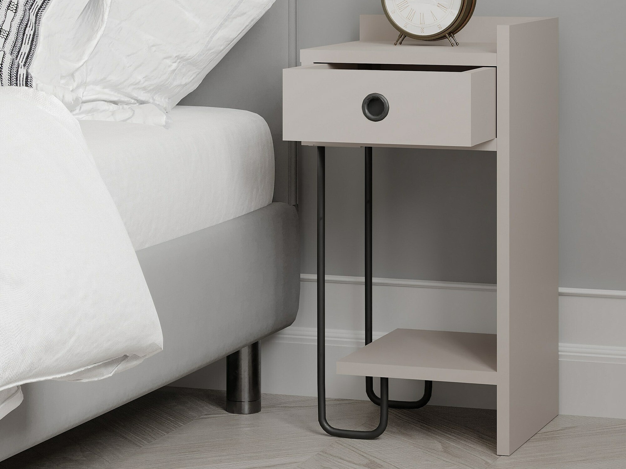 Прикроватная тумбочка Kailua 1524 (Капучино)