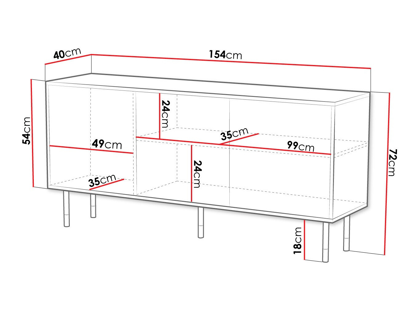 Шкафчик Elmteo 100
