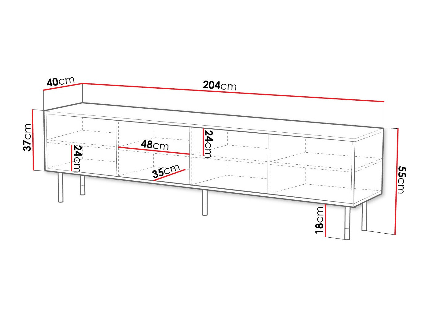 ТВ тумба Elmteo 104