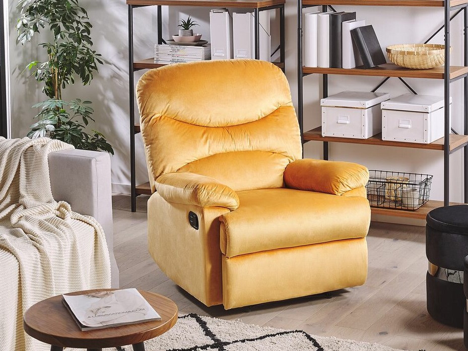 Кресло реглайнер Berwyn 1386 (Желтый)