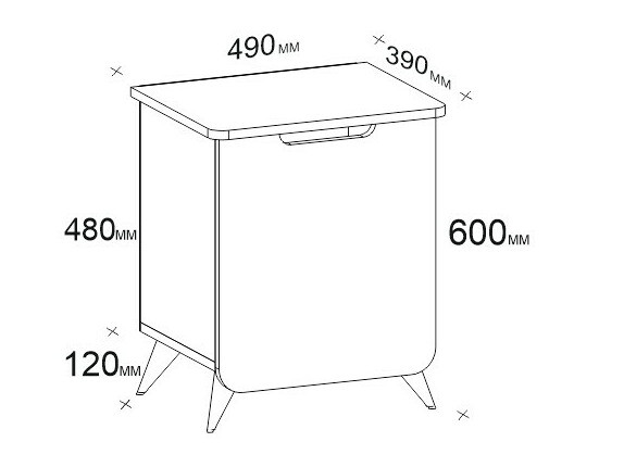 Прикроватная тумбочка Kailua 1527