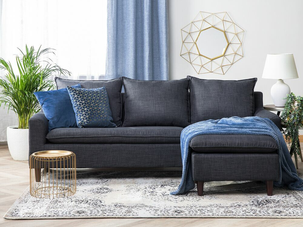 Угловой диван Berwyn 1395 (Тёмно-серый)