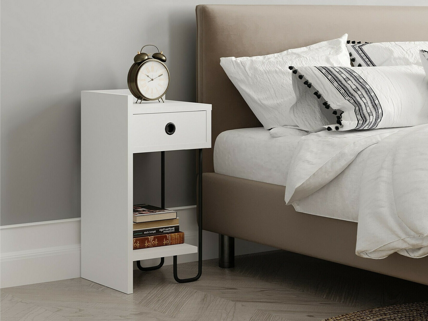 Прикроватная тумбочка Kailua 1524 (Белый)