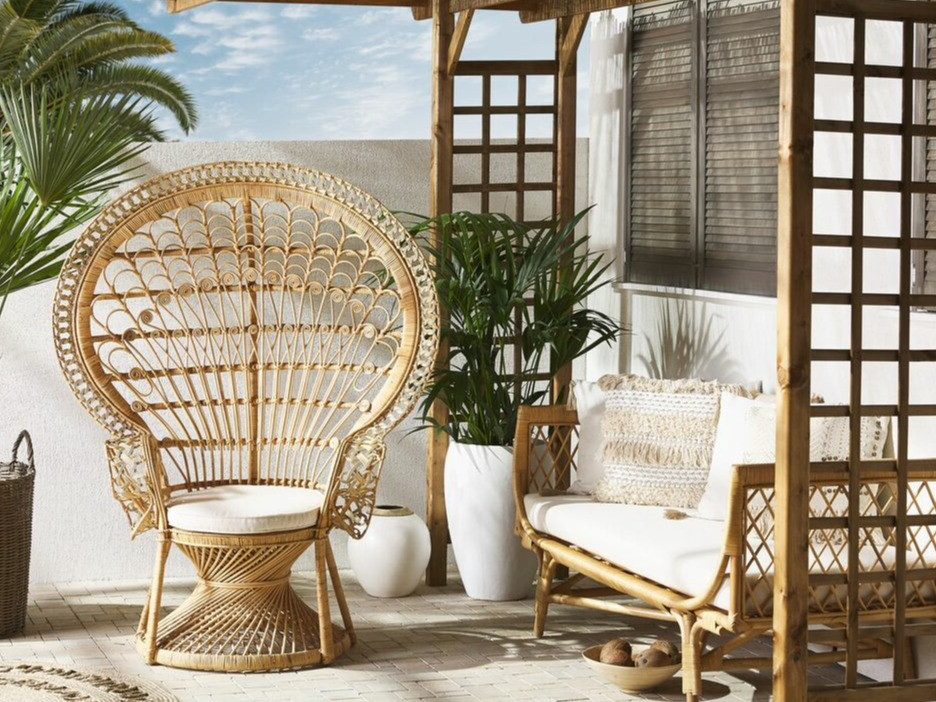 Dārza atpūtas krēsls Berwyn 1429 (Gaiši brūns)