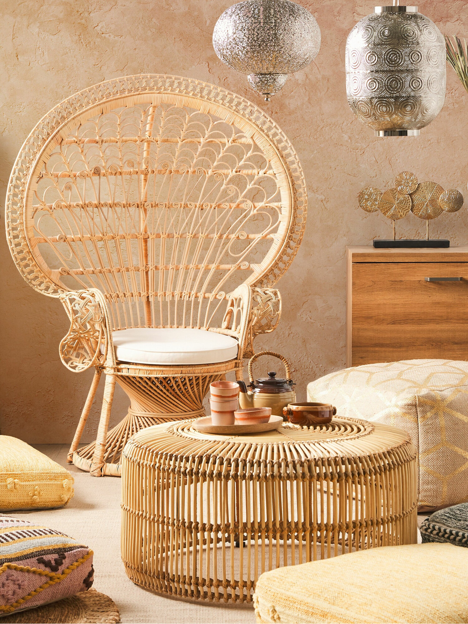 Dārza atpūtas krēsls Berwyn 1429 (Gaiši brūns)