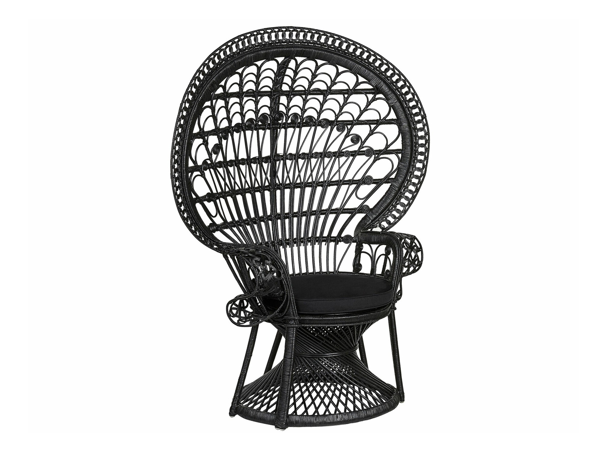 Dārza atpūtas krēsls Berwyn 1429 (Melns)