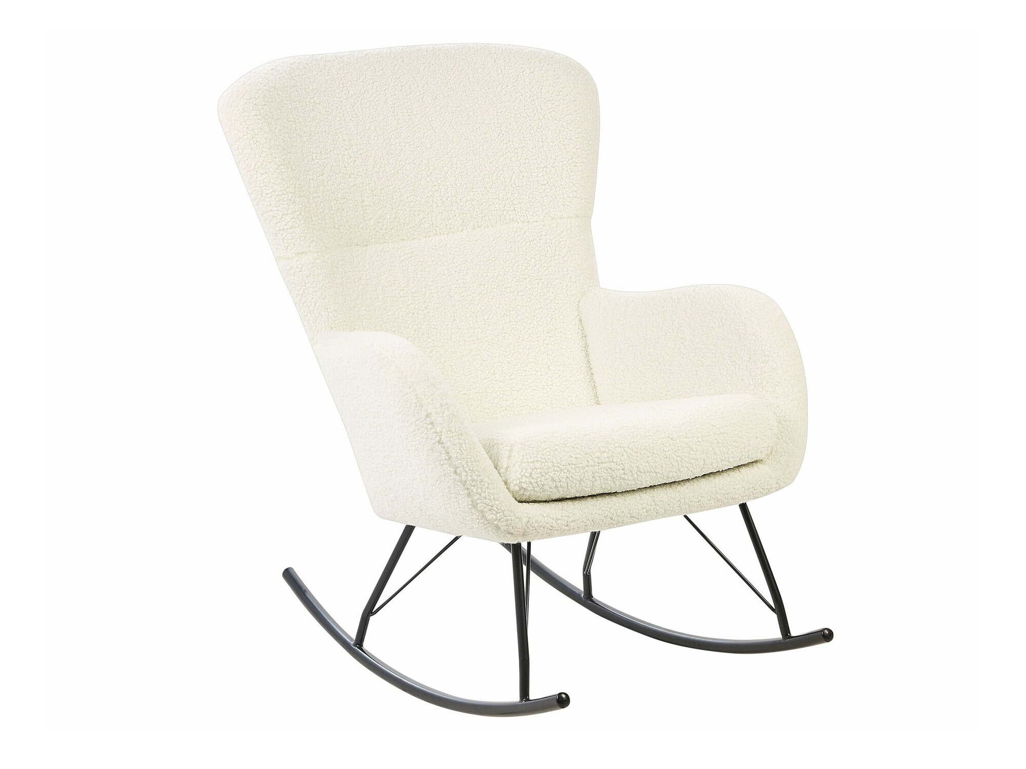 Šūpuļkrēsls Berwyn 1434 (Melns + Krēms)