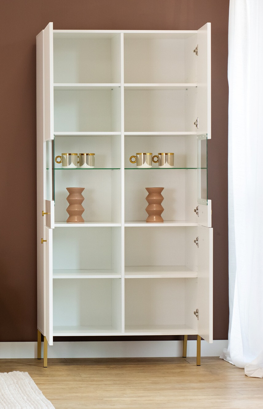 Plaukts Etliva 108 (Balts + Zelta)