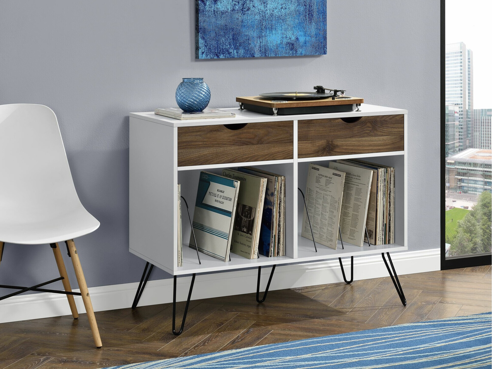 Plaukts Tulsa 671 (Balts + Ozols)