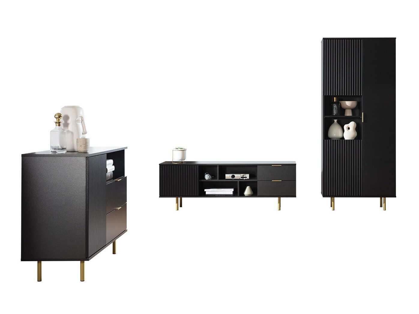 Набор для гостиной Virdomi 107 (Чёрный)