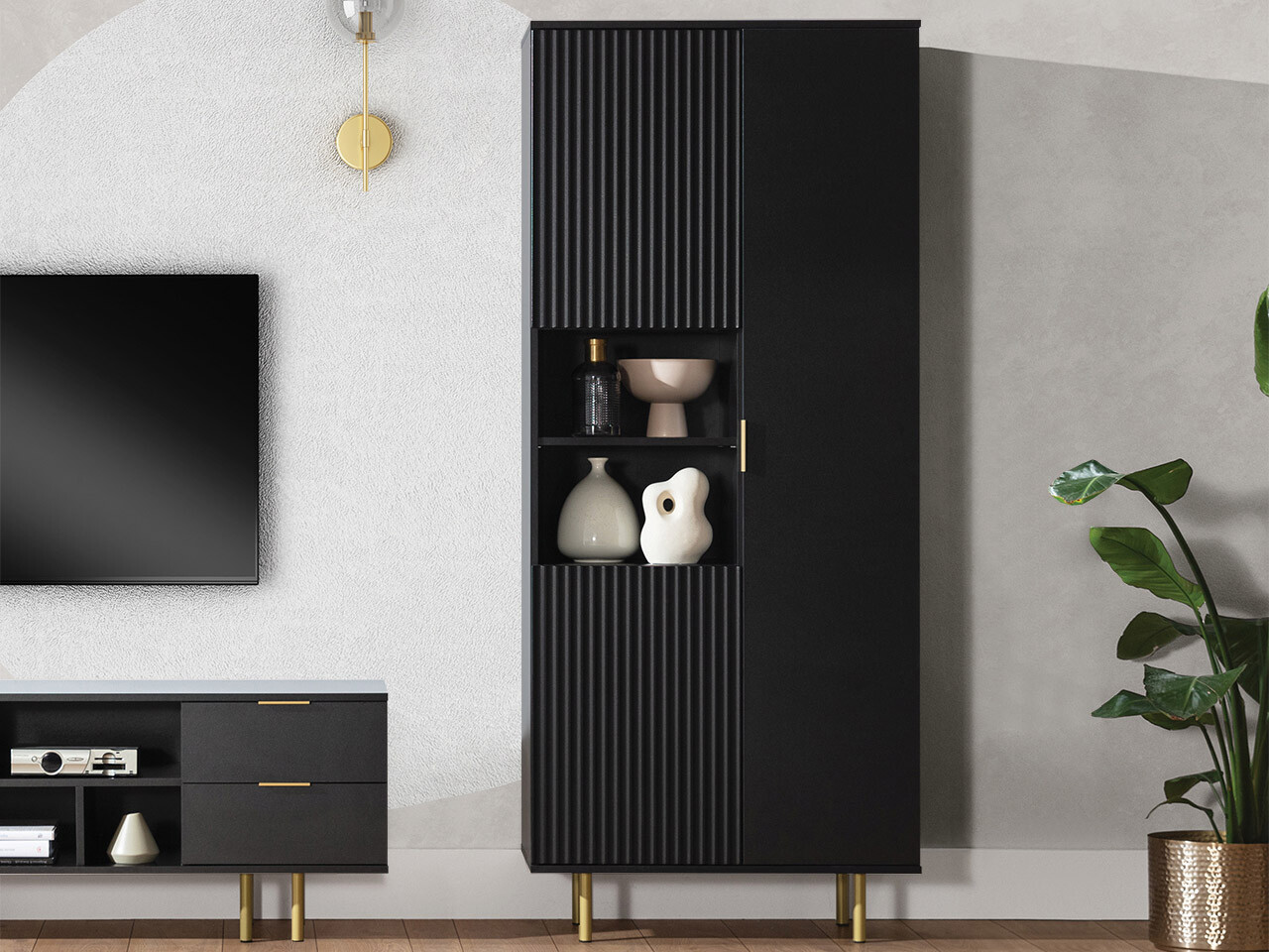 Стеллаж Virdomi 104 (Чёрный)