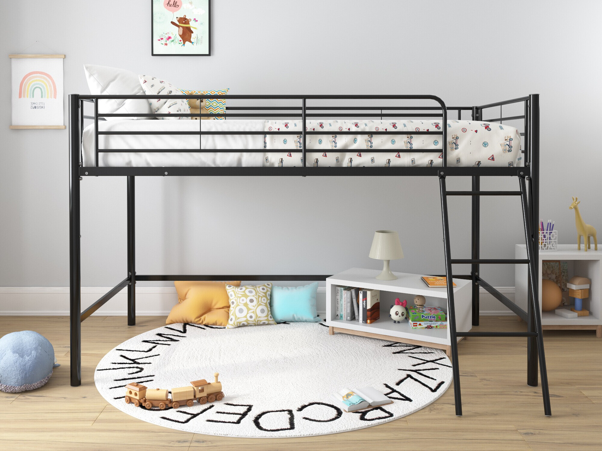 Augsta gulta Denton 1224 (Melns)