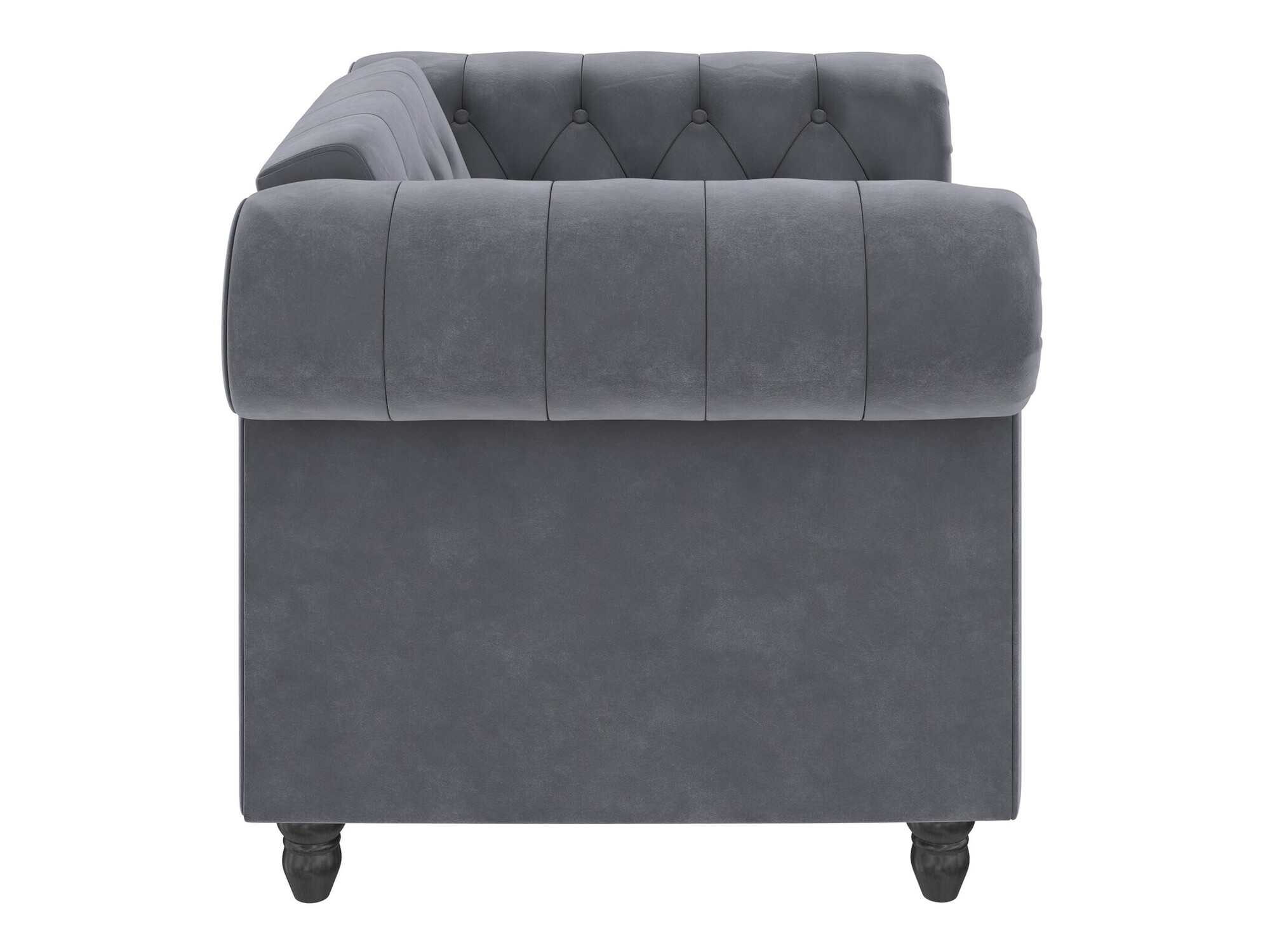 Chesterfield krēsls Tulsa 630 (Pelēks)