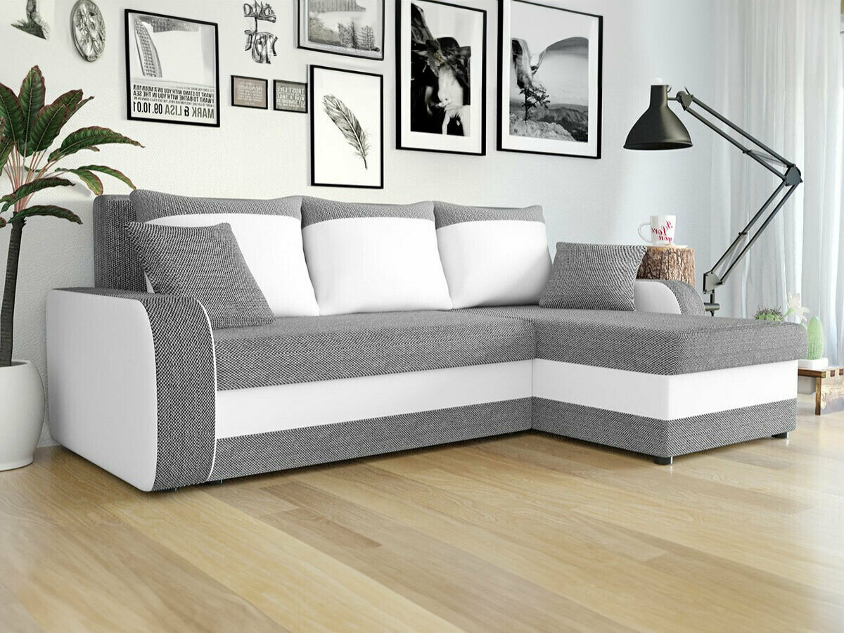 Угловой диван Comfivo 135 (Florida 01 + Rain 01)