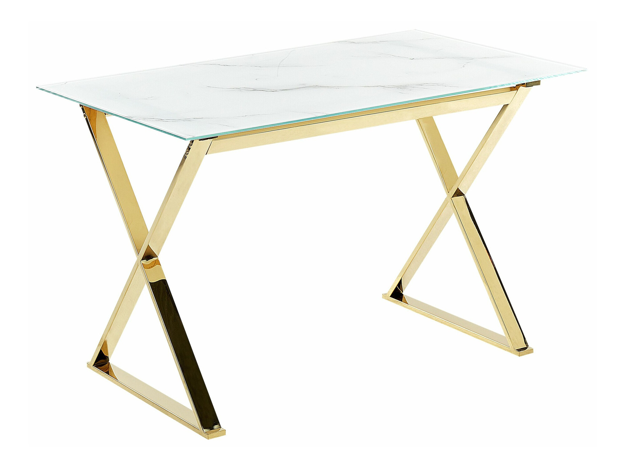 Cтол Berwyn 1469 (Золотой + Белый мрамор)