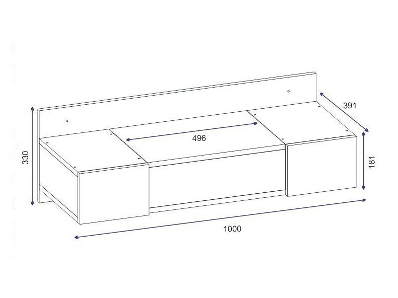 Grima galds Kailua 216 (Balts)