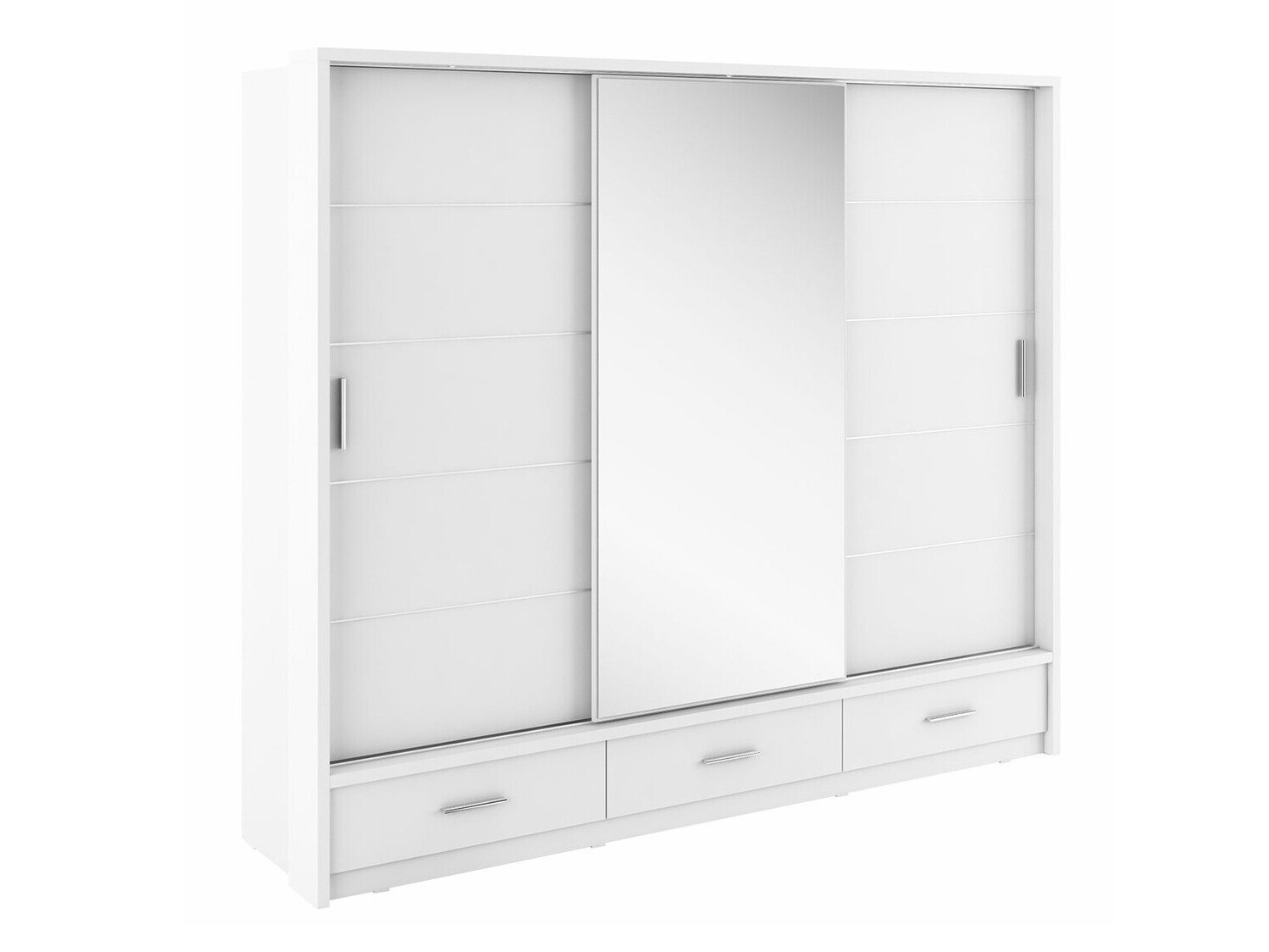 Skapis Fresno 100 (Balts)