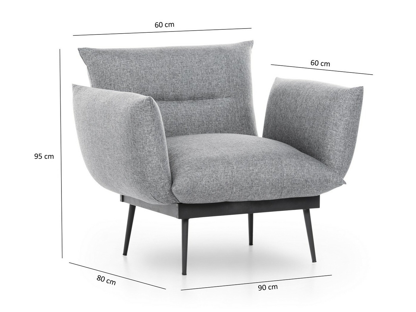 Krēsls Altadena 469 (Pelēks)