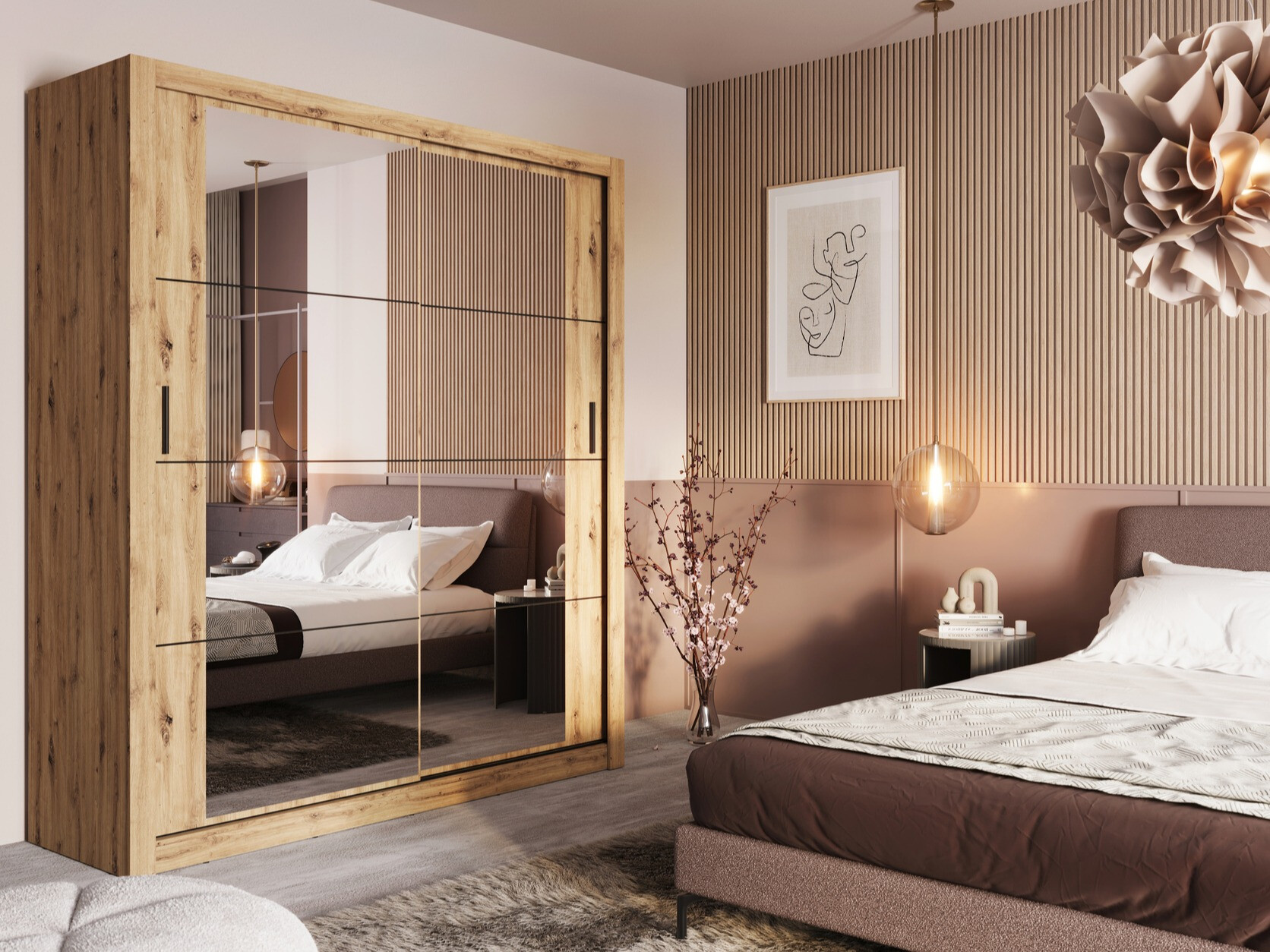 Skapis Fresno 102 (Artisan ozols)