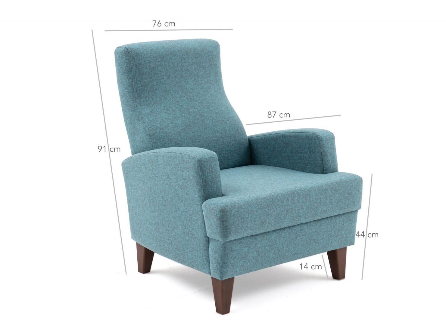 Кресло Altadena 474 (Бирюзовый)