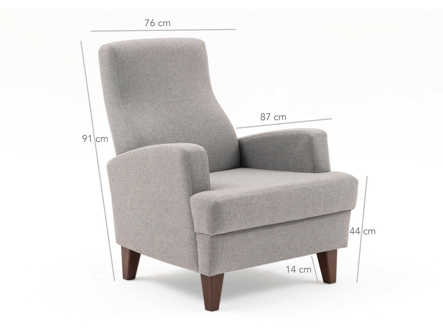 Кресло Altadena 474 (Светло-серый)