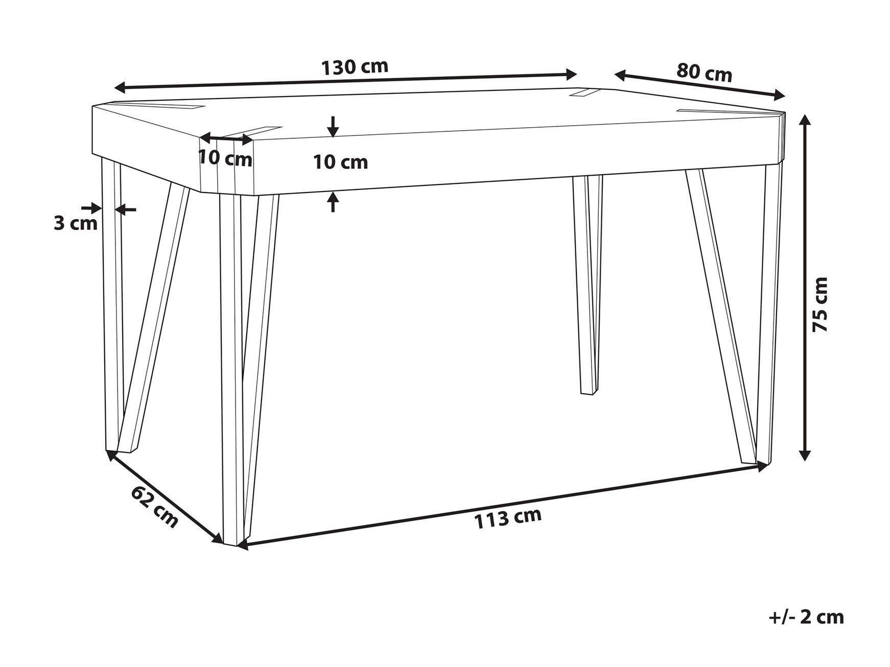 Galds Berwyn 1496 (Melns + Gaišs koks)