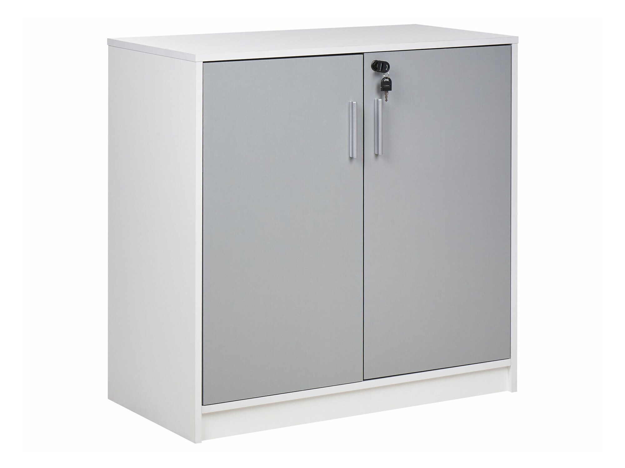 Skapis Catferu 112 (Balts + Pelēks)