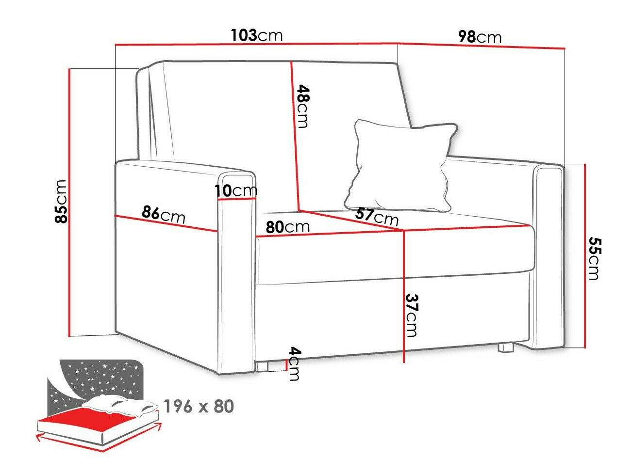 Krēsls Columbus 190 (Poso 110)
