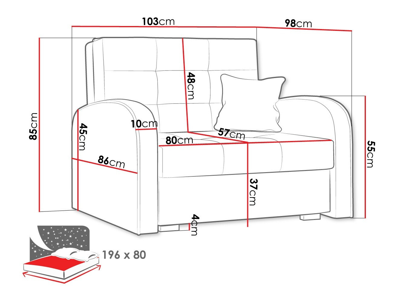 Кресло Columbus 114 (Kronos 07)