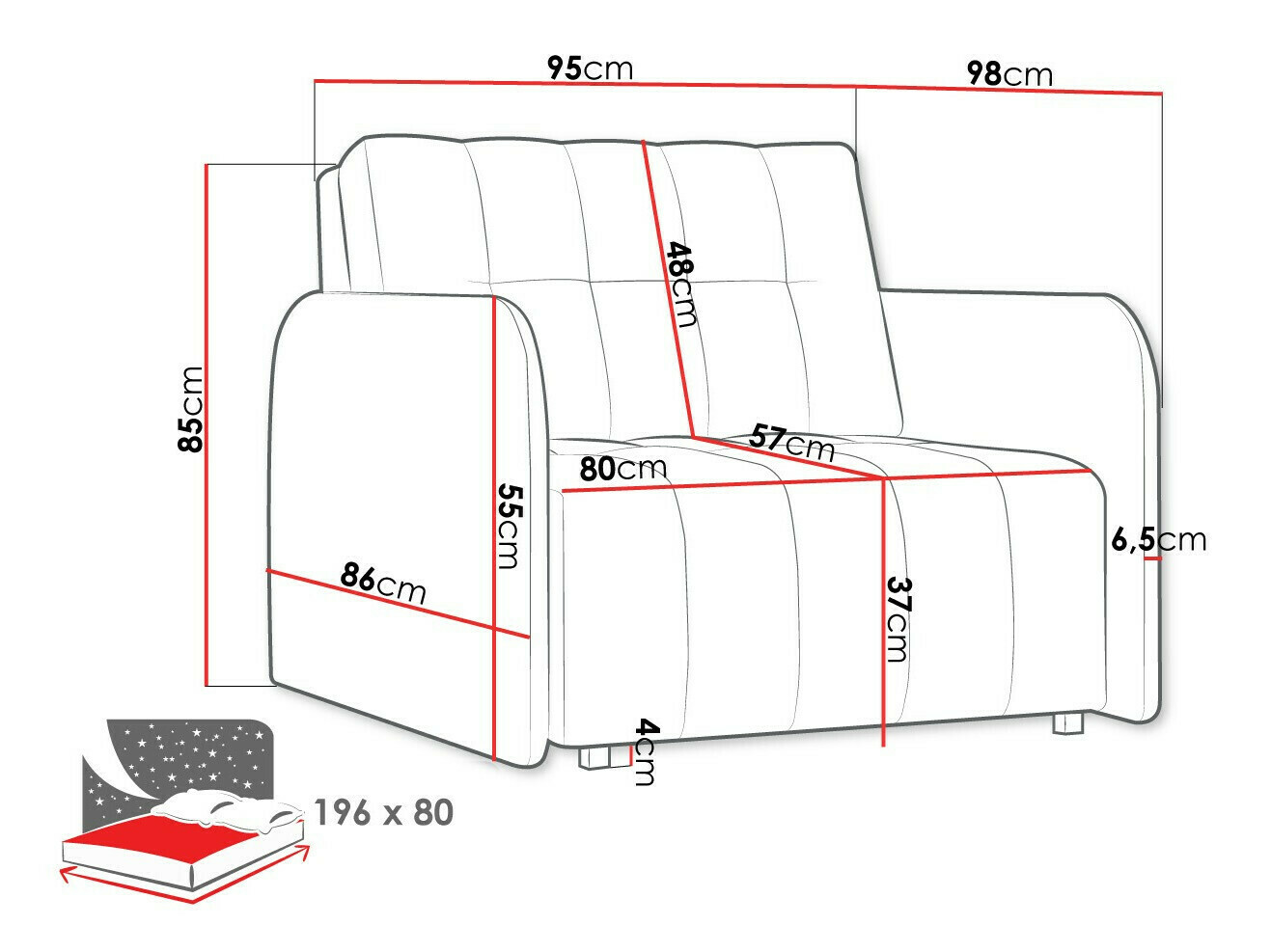 Кресло Columbus 176 (Kronos 22)