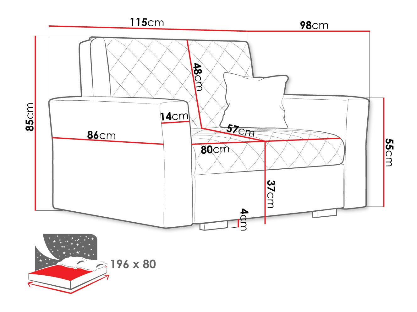 Krēsls Clarona I (Zanzibar 190)
