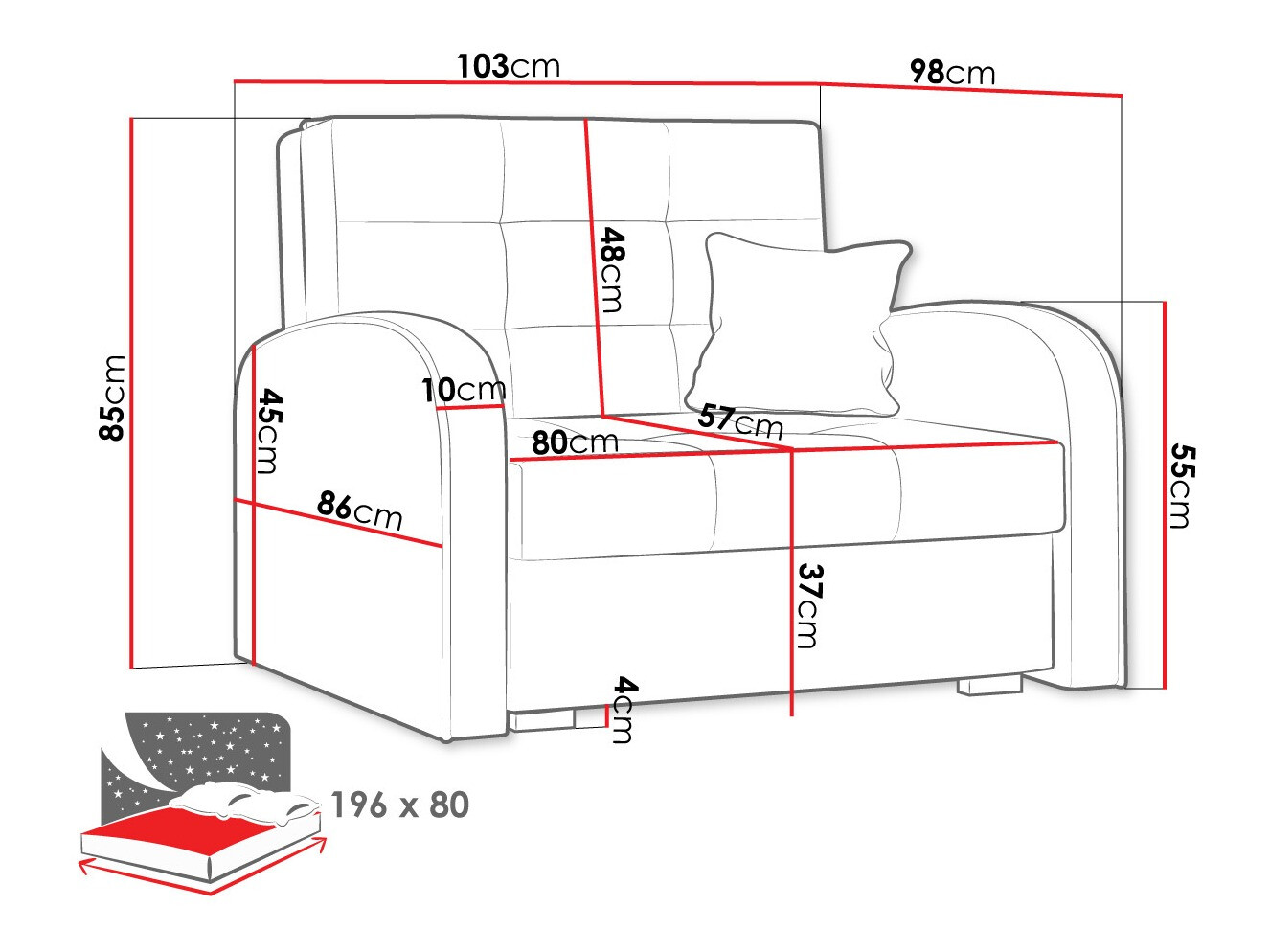 Krēsls Columbus 114 (Kronos 22)