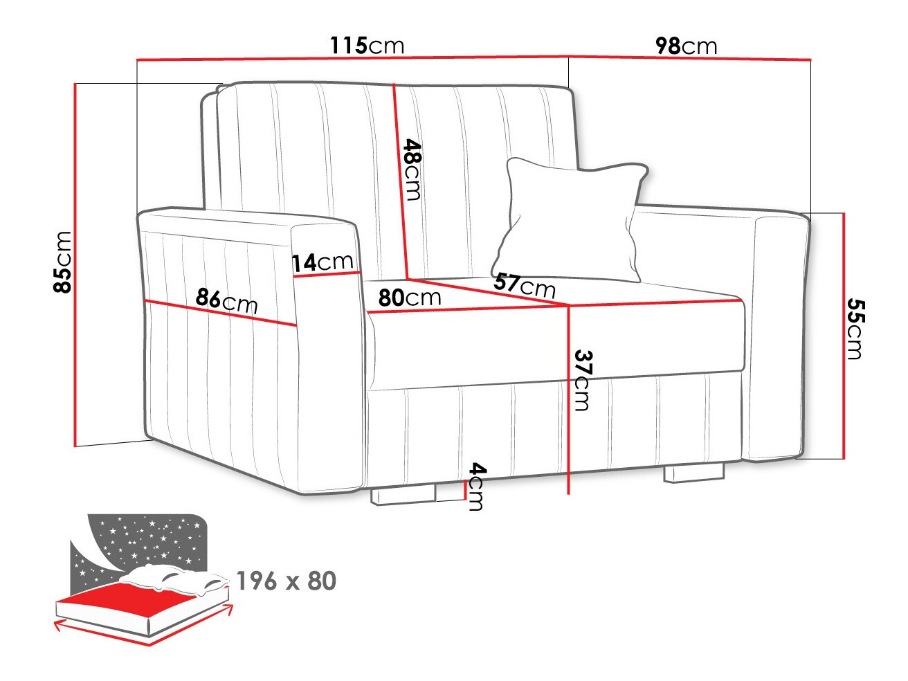 Krēsls Columbus 135 (Kronos 31)