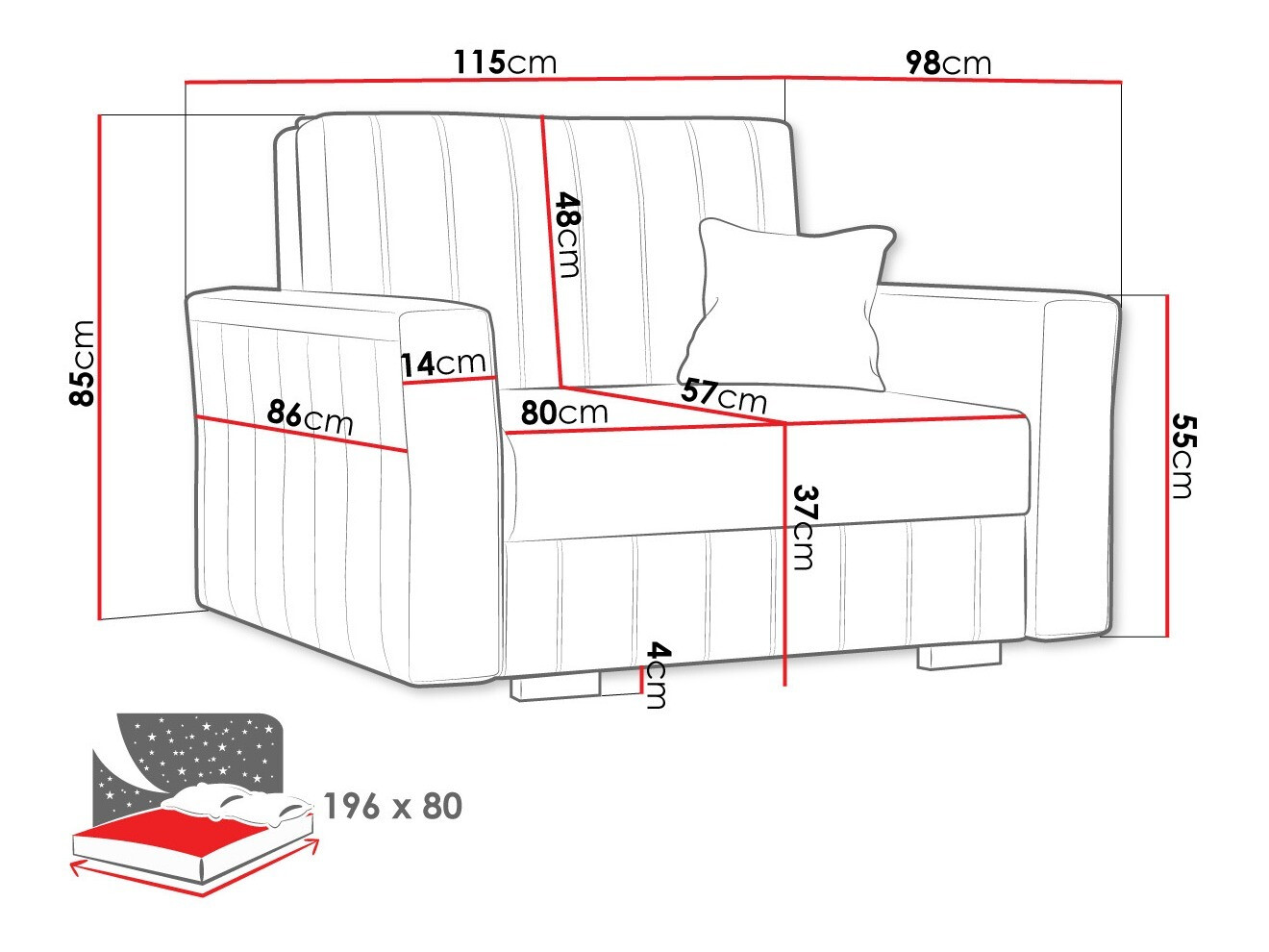 Krēsls Columbus 135 (Paros 2)