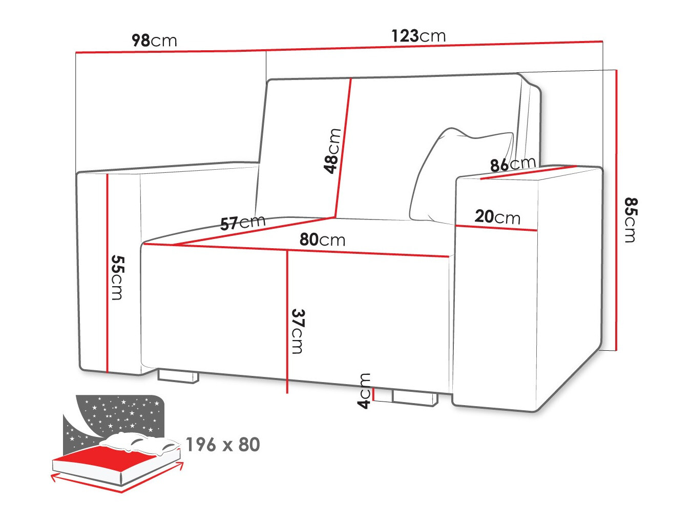 Krēsls Columbus 195 (Neve 3)