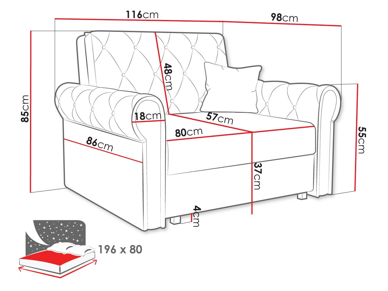 Krēsls Columbus 200 (Kronos 09)