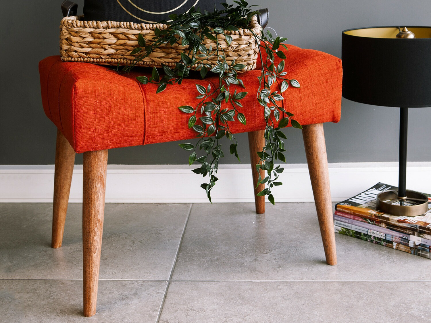 Пуф Altadena 535 (Тёмно-оранжевый)