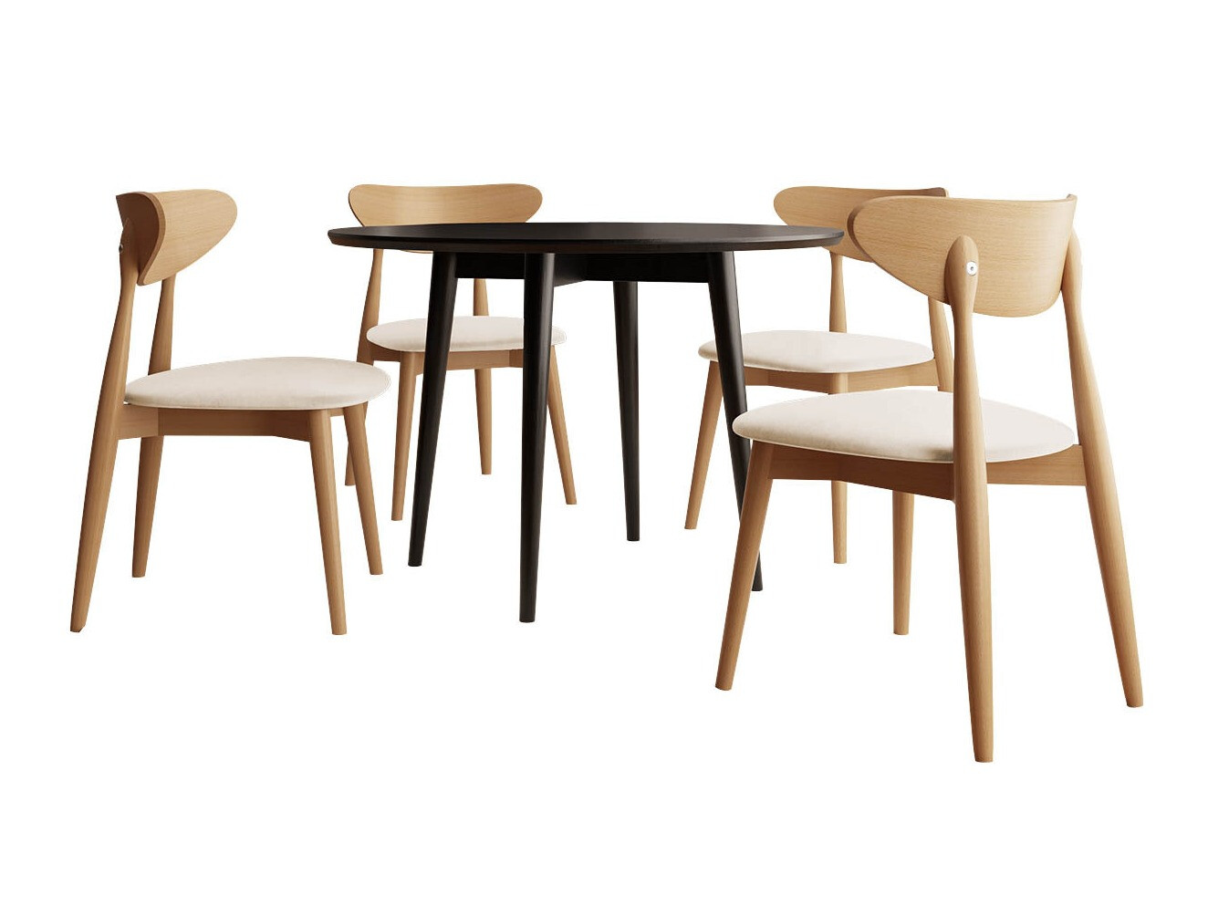 Ēdamistabas komplekts Racine 124 (Brūns)