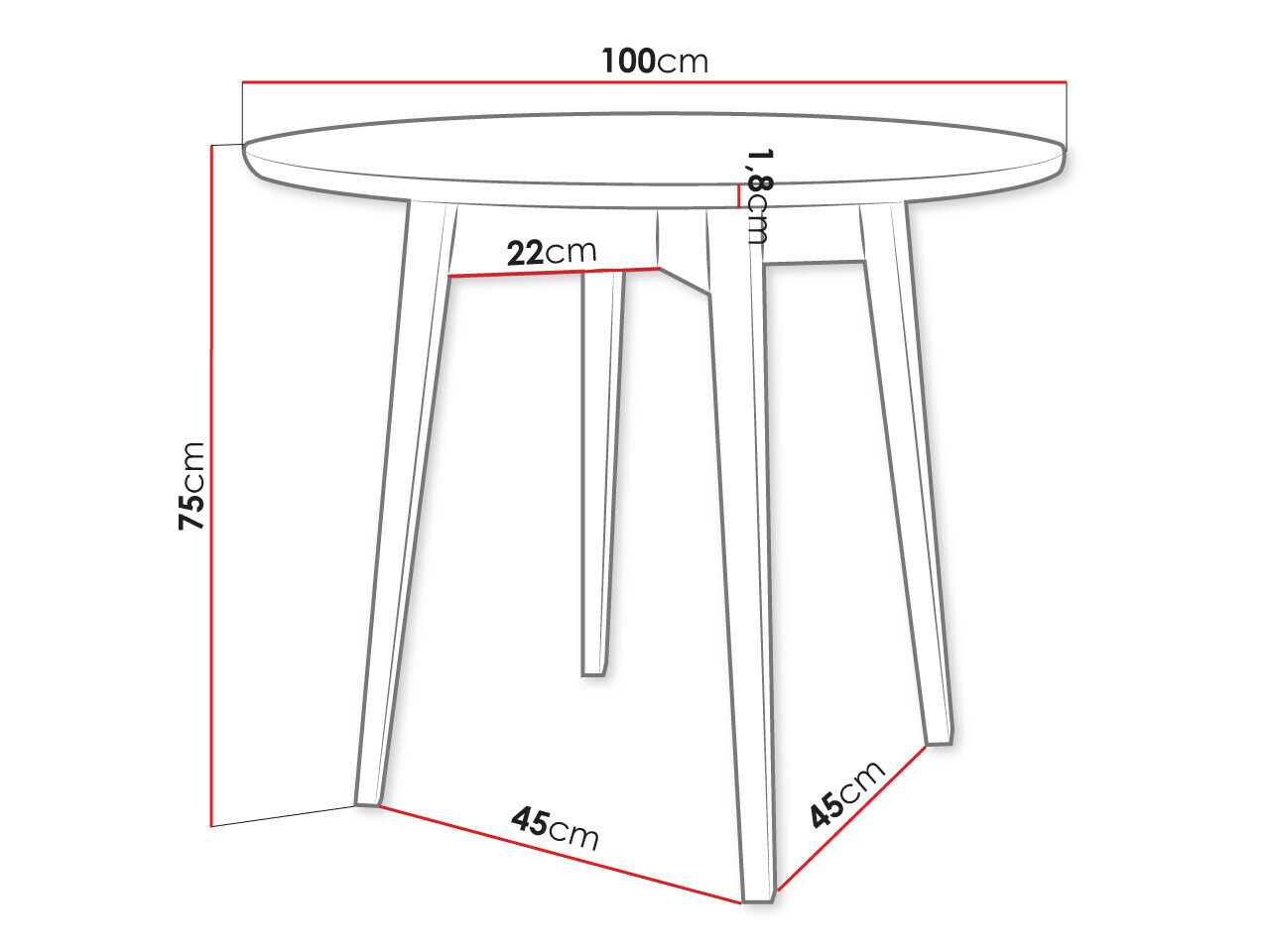 Ēdamistabas komplekts Racine 124 (Brūns)