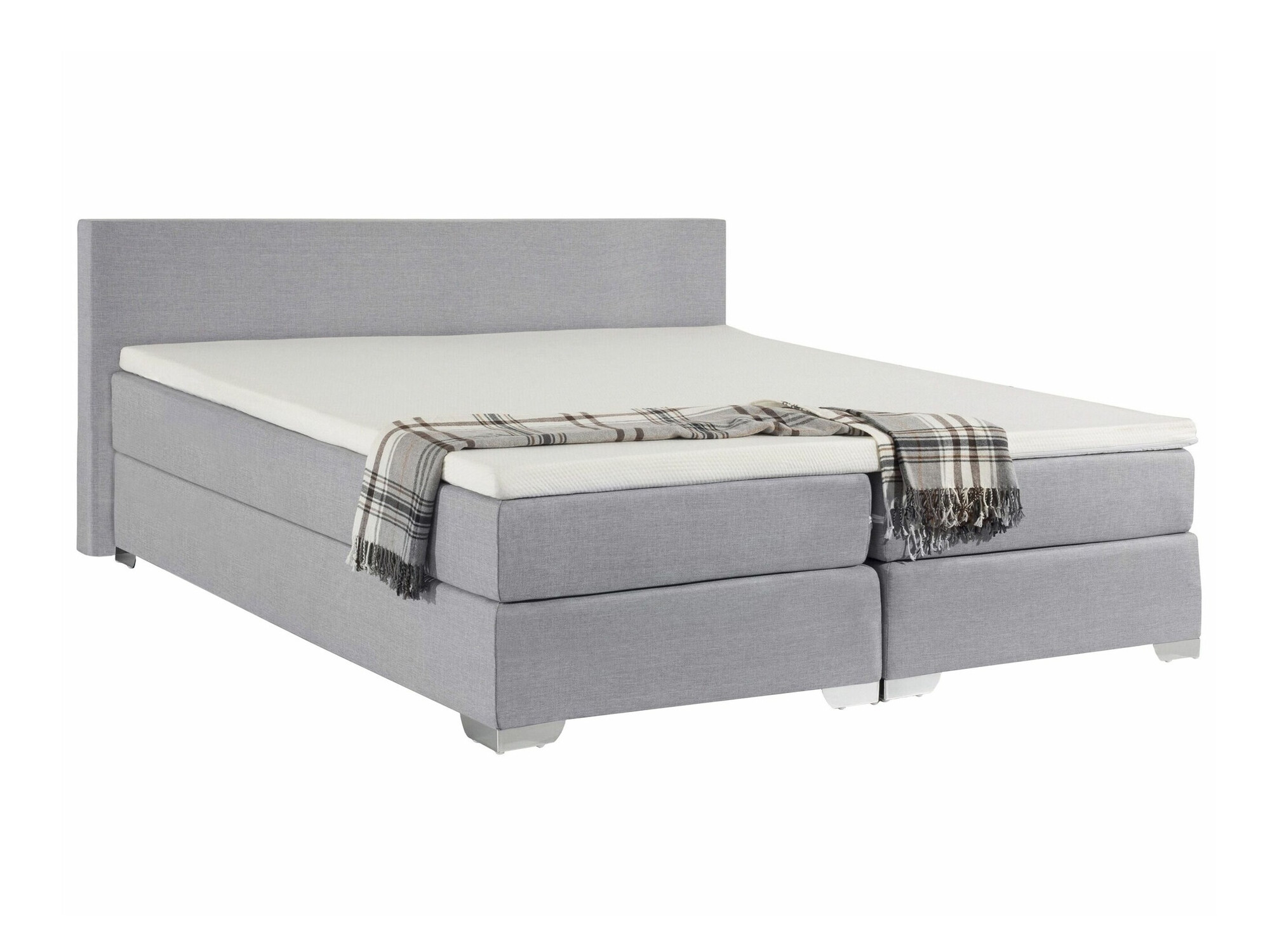 Континентальная кровать Berwyn 1548 (Светло-серый)