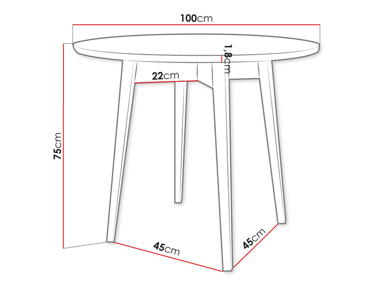 Обеденный гарнитур Racine 124 (Чёрный)