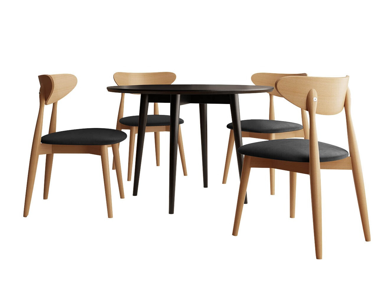 Обеденный гарнитур Racine 124 (Коричневый)