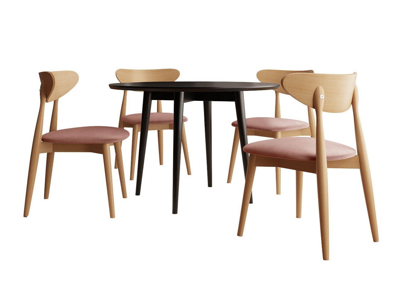 Обеденный гарнитур Racine 124 (Коричневый)