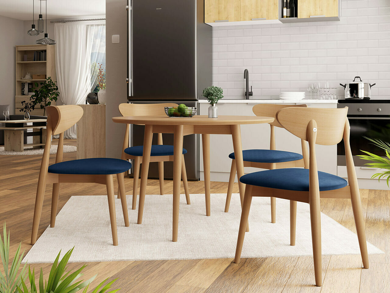 Обеденный гарнитур Racine 124 (Коричневый)